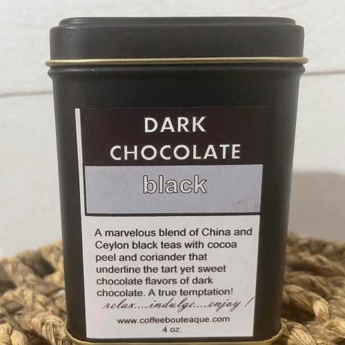 dark chocolate black tea